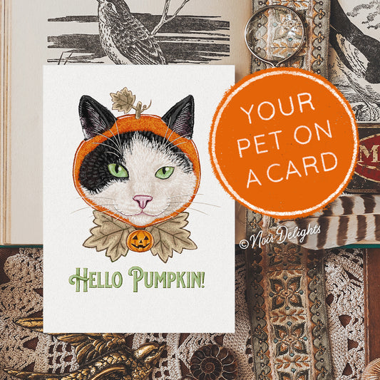 Hello Pumpkin! // Halloween Cards